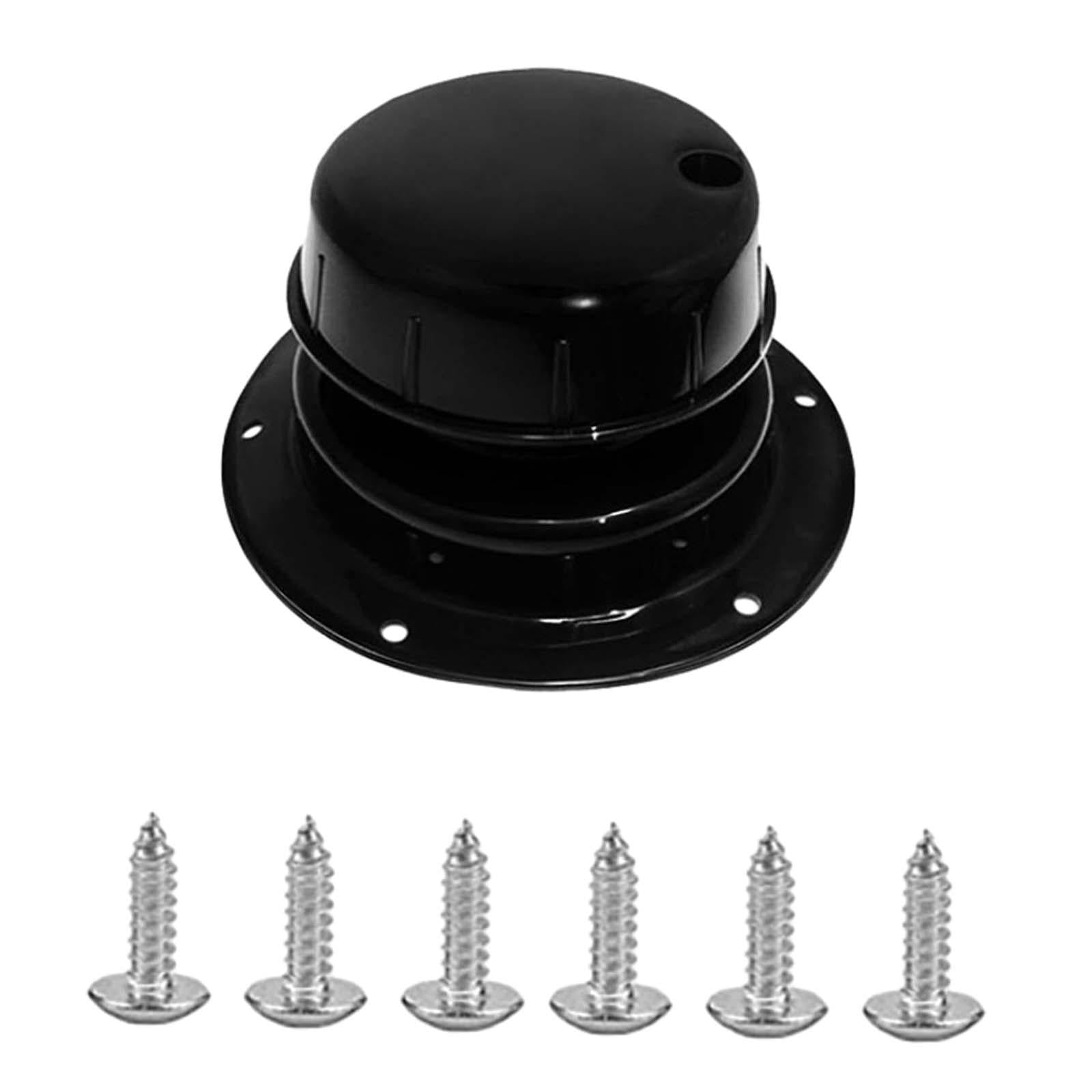 RV Roof Vent Cap RV Plumbing Vent Cap for Camping Car Motorhome Trailer Black