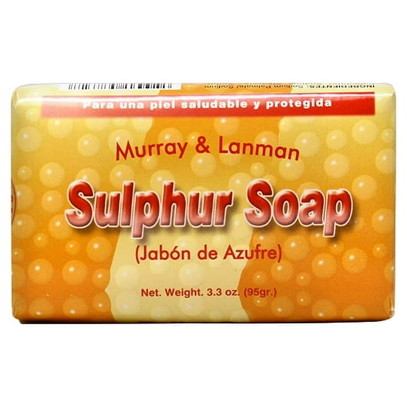 Murray & Lanman Sulphur Soap Jabon de Azufre 3.3oz Peru Luxury Bar Body Face