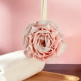 thumbnail image 5 of SHIMELE Loofah Bath Sponge Scrubber, Mesh Shower Loofah Sponge, with Lanyard, Pink, 5 of 6
