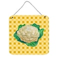 thumbnail image 1 of Cauliflower on Basketweave Wall or Door Hanging Prints, 1 of 1