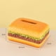 thumbnail image 5 of Soporte de pañuelos en forma de hamburguesa linda caja de pañuelos cubierta caja de papel caja de servilletas, 5 of 10