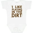 thumbnail image 3 of Inktastic I Like Playing in the Dirt Boys or Girls Baby Bodysuit, 3 of 5