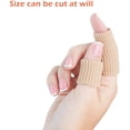 thumbnail image 2 of Nogis Gel Toe Cap Protectors, 5 Packs of Toe Guards, Silicone Big Toe Covers for Men and Women, Toe Sleeves for Relieving Missing or Ingrown Toenails, Corns, Blisters, Hammer Toes, 2 of 8
