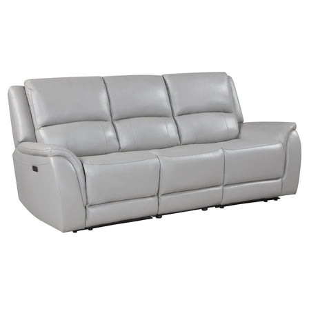 Steve Silver Alexandria Leather Power Reclining Sofa,