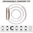 thumbnail image 4 of YuiYuKa Compatible With Apple Watch Bands 38mm 42mm 40mm 44mm 41mm 45mm Ultra 49mm，Adjustable Strap Magnetic Wristbands Milanese Loop Mesh Apple Wristwatches Bands for iwatch series 8 7 6 Se 5 4 3 2 1, 4 of 9