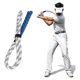 thumbnail image 2 of Blue Golf Power Rope Swing Fitness Rope Improves Swing Speed and Strength and, 2 of 5