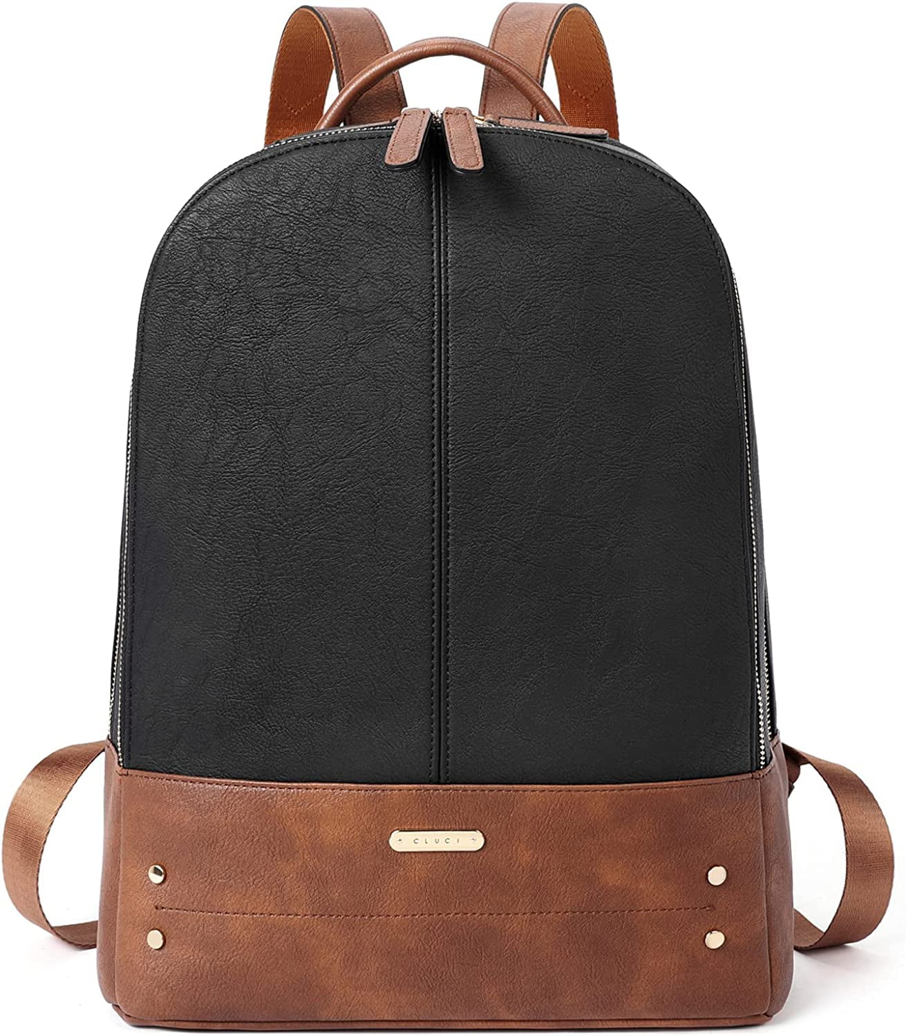 Laptop Backpack for Women Leather 15.6 inch Computer Backpack