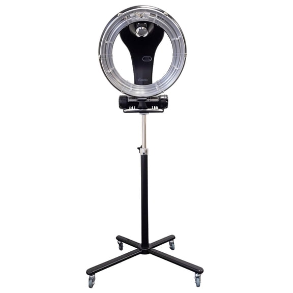 SalonPro Orbiting Halo Infrared Hair Dryer  Color Processor - Rolling Base, Black