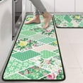 thumbnail image 2 of Kitchen Rugs Sets Of 2,Pioneer Flower Floral Print Pattern Anti Fatigue Kitchen Mat Rugs Non Slip Washable,Decorative Kitchen Floor Mats for Kitchen,Sink,Laundry,17"x47"+17"x47", 2 of 5