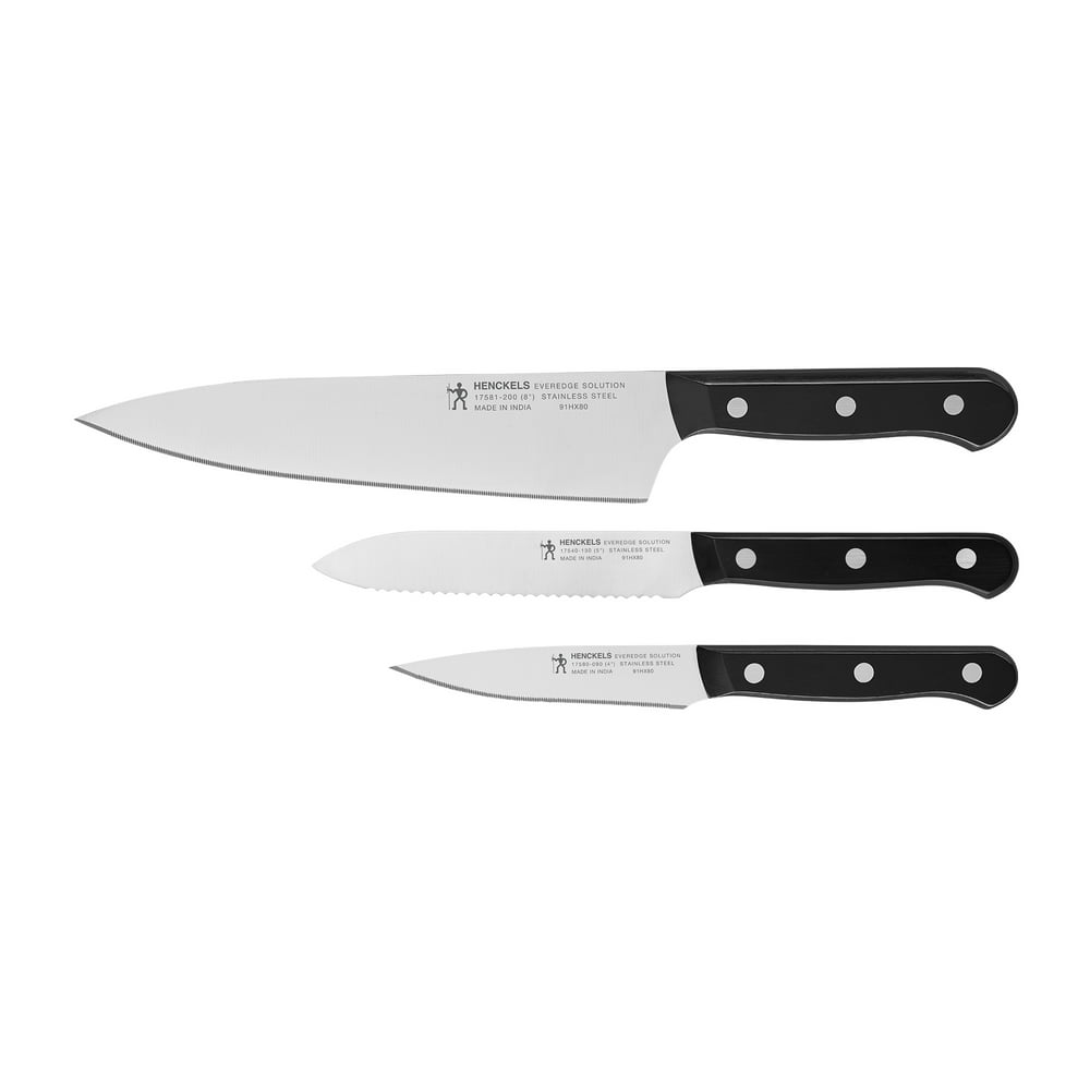 Henckels International Everedge Solution 3-pc Starter Knife Set - Walmart.com - Walmart.com