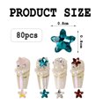 thumbnail image 2 of 80 piezas de diamantes de imitación para decoración de uñas, gemas de estrellas 3D para diseño de uñas, joyas de diamantes para uñas o manualidades de maquillaje y decoración de uñas, 2 of 7