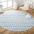 thumbnail image 2 of SAFAVIEH Moroccan Tassel Shag MTS484C Ivory / Lt Grey Rug, 2 of 9