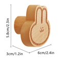 thumbnail image 3 of Wooden Hook Household RABBITs Hole- Beech Wall-mounted Coat Hook Door Rear Porch Wall Hanging Coat Hook, 3 of 6