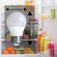 thumbnail image 4 of Un-Edison - Luz fría de 3 vatios para refrigeradores Whirlpool, equivalente a 40 W, 120 V E26 blanco frío 6000 K, A15 bombillas de ahorro de energía, paquete de 2, 4 of 4