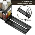 Pull Out Spice Rack Organizer for Double Track Large Capacity