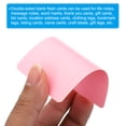 thumbnail image 4 of Unique Bargains 3.5' x 2' Blank Paper Business Cards, 180 Pack Small Index Flash Cards Words Message Note Card, Pink, 4 of 7