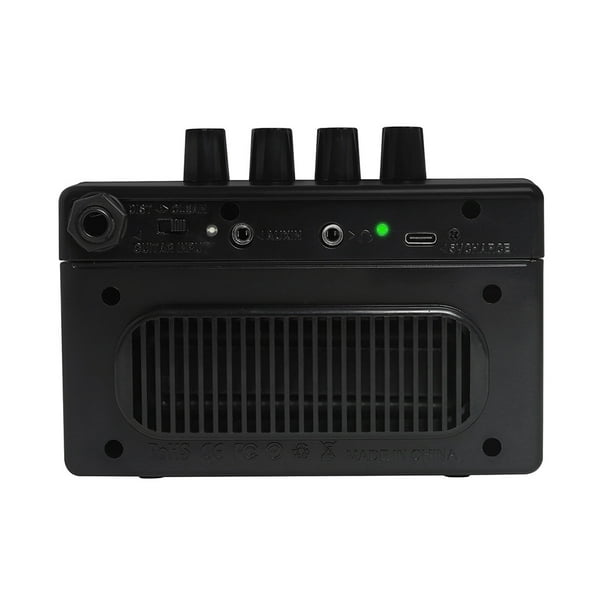 Methold Mini altavoz de guitarra acústica amplificador eléctrico Cable de Audio Accs 5W instrumento de música rendimiento práctica diaria Cables de audio/vídeo