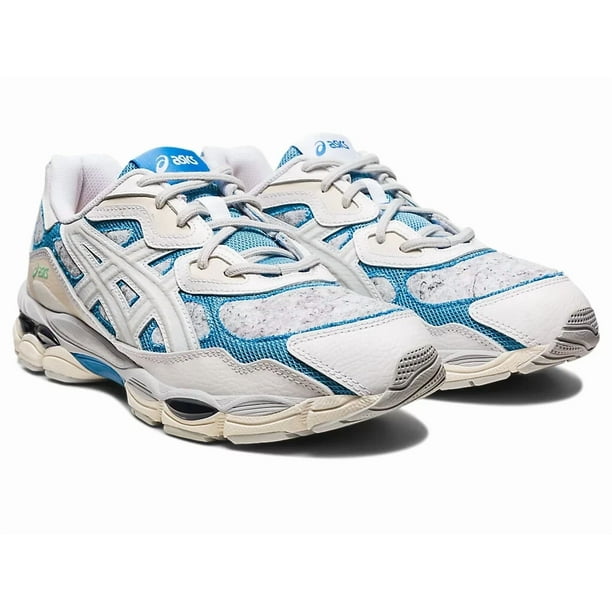 ASICS Gel NYC Shigen 2.0 White Dolphin Blue 1203A281-100 Sportstyle Men's Size 8