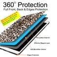 thumbnail image 3 of DuraSafe Cases iPad 2 3 4 Gen [ iPad 4th iPad 3rd iPad 2nd Old Model ] 9.7 Inch MD522LL/A MD525LL/A MD516LL/A MG932LL/A MG942LL/A Profile Viewing Angle Stand Printed Flip Cover - Leopard, 3 of 6