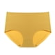 thumbnail image 3 of Bragas Mujer Calzoncillos transpirables de cintura media sin costuras Ropa interior suave, Amarillo, 4XL seitruly  AP001340-18, 3 of 7