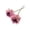 Purple, variant on Oil Painting Style Dahlia Artificial Flower, 2pcs Floral Decoration Set, Elegant Living Room Dining Table Ornament, Suitable for Wedding, Hotel Guesthouse Landscaping and Shooting Props, Yellow