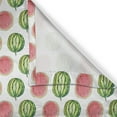 thumbnail image 6 of Ambesonne Watermelon Valance & Curtain, Tropic Summer Fruit, 55"x45", Green Coral White, 6 of 6