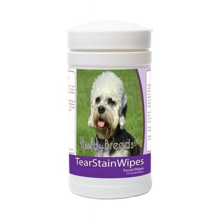Healthy Breeds  Dandie Dinmont Terrier Tear Stain Wipes - 70 Count