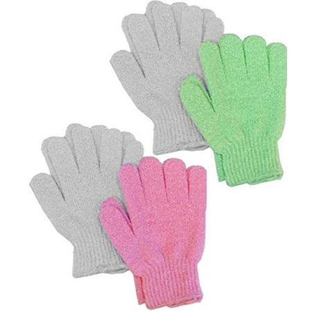 - Aquasentials Exfoliating Bath Gloves (4 pairs)