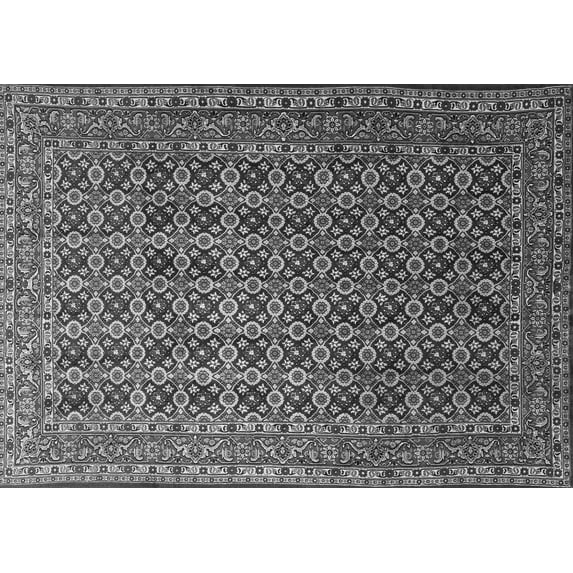 Ahgly Company Indoor Rectangle Persian Gray Traditional Area Rugs, 2' x 5'