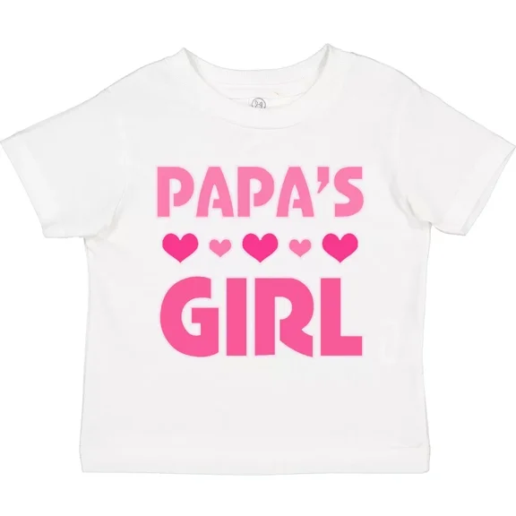 Bella Canvas Papas Girl Granddaughter Toddler Shirt Childs Girls Cute Daughter Toddler Shirt