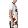 thumbnail image 3 of Lsque colorful Maple Waterproof Apron Chef Aprons for Men Heavy Duty Chemical Work Apron Extra Long Grilling Aprons with Adjustable Bib Apron, 3 of 9