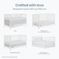 thumbnail image 6 of Dream On Me Synergy Wave 5-in-1 Convertible Crib, Cannoli Cream, 6 of 9