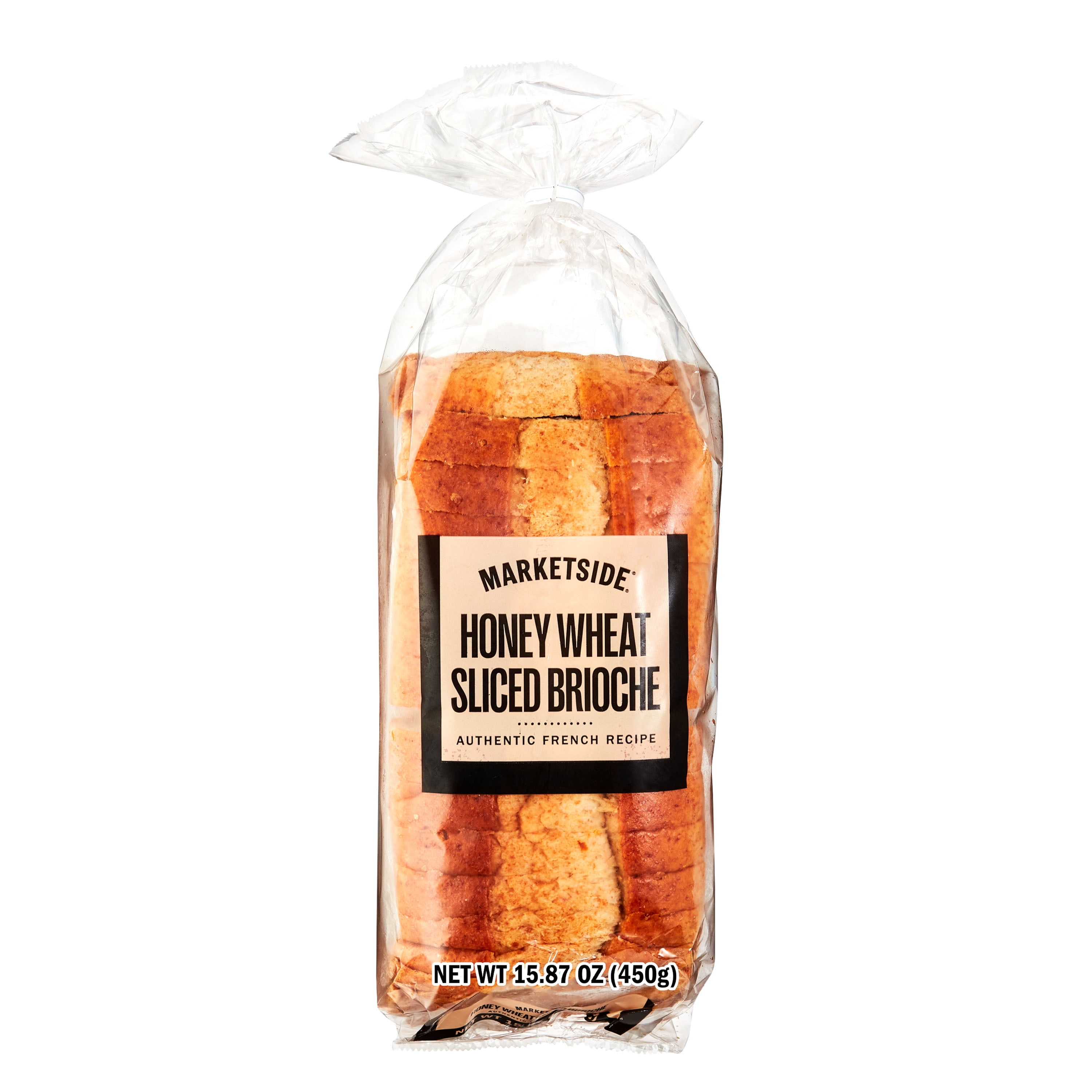 Marketside Sliced Honey Wheat Brioche Bread, 15.87 oz