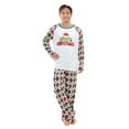 thumbnail image 3 of Elippeo Christmas Family Pajamas Matching Set Letter Print Raglan Sleeve Tops and Elastic Pants Loungewear Soft Sleepwear, 3 of 10