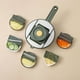 thumbnail image 3 of Cortador de verduras, utensilios de cocina, cortador de verduras para verduras, frutas y queso verde., 3 of 9