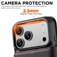 thumbnail image 6 of Allytechgroup Flip Wallet Case for Apple iPhone 15 Pro Max, 2 In 1 Detachable Magnetic Back Cover Cards Slots PU Leather Anti-Scratch Protective Magentic Closure Phone Case for Women Men, Red, 6 of 10