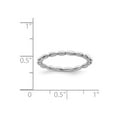 thumbnail image 2 of Bague Empilable en Argent Sterling avec Perles, 2 of 4