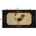 thumbnail image 5 of Kashi Home Kitchen Rug, Printed Area Rug, Durable Floor, Door Mat, Farmhouse Non-Slip Carpet Latex Backing Beautiful Design Rooster 3pc Set (2 18x30 D Shape & 1 20x40), 5 of 5