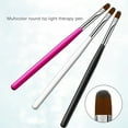 thumbnail image 5 of Nail Art Brush Soft Bristles Non-Shedding Comfortable Grip Convenient Wide Application Decorative Plastic Nail Art Brush Gel Polish Applying Tool Nail Supplies, 5 of 8