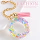 thumbnail image 1 of Adorno de字母 O, CCINPPY Accesorios de letra, 1 PCS llavero inicial mono para tumbler, para mujeres y chicas, 1 of 5