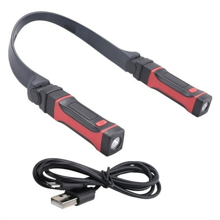 Detachable Neck Light Rechargeable, LED Work with Magnetic Base, Hands Free Light, Around