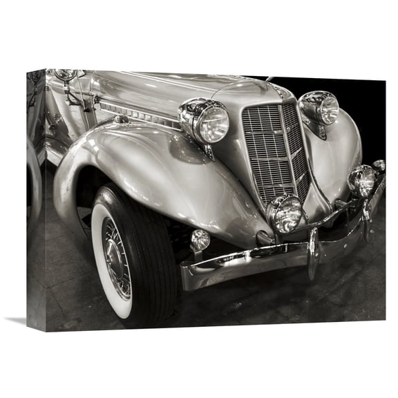 Global Gallery Gasoline Images,'Vintage Roadster' Stretched Canvas Artwork