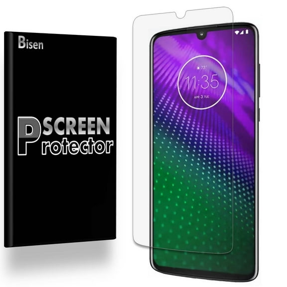 Fit For Motorola Moto Z4 Play [4-Pack BISEN] Ultra Clear Screen Protector, Anti-Scratch, Anti-Shock