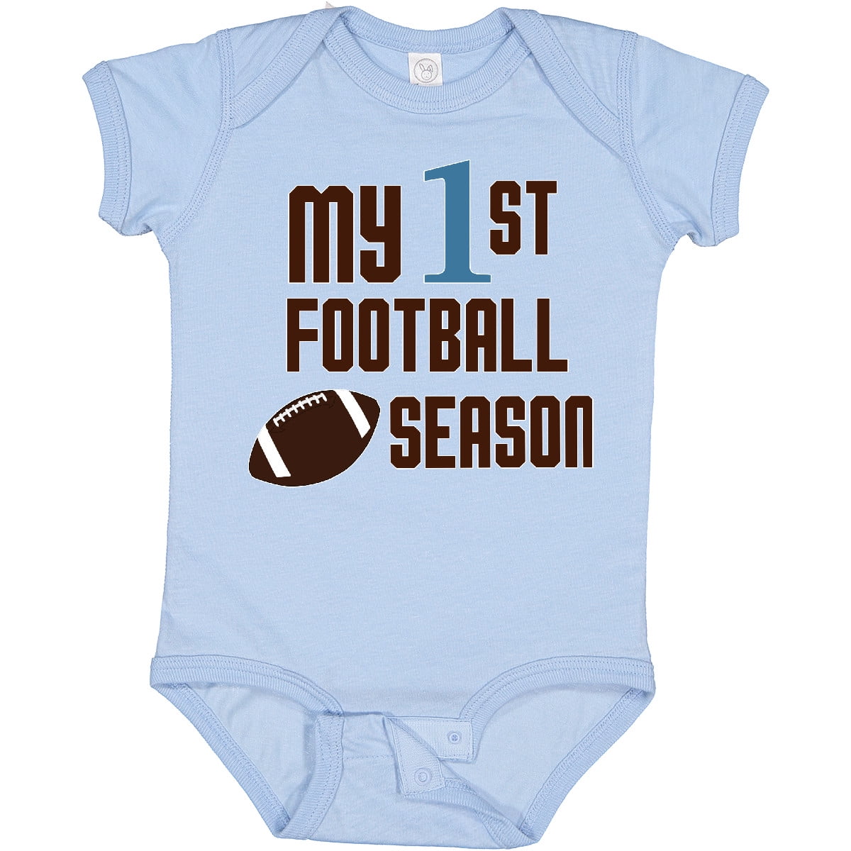 Inktastic My First Football Season Boys or Girls Baby Bodysuit