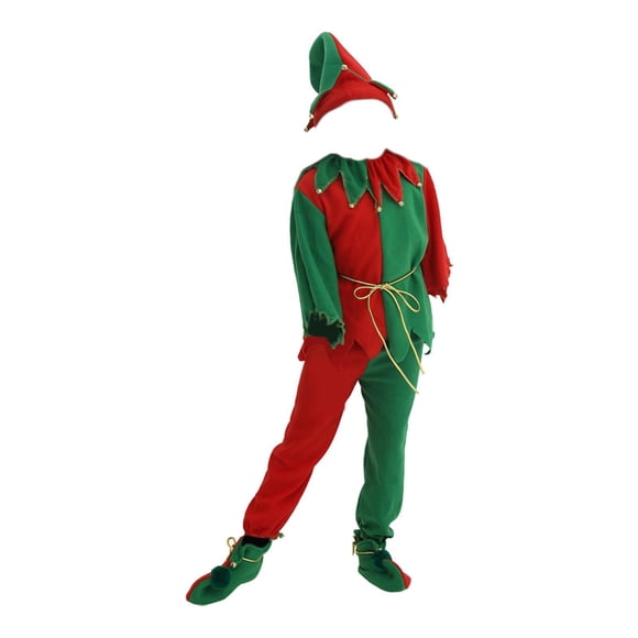 Disfraz de Navidad Yuyangstore Conjunto de disfraz de Navidad para Niños M Camisa Pantalón Cinturón Sombrero Corbata Zapatos