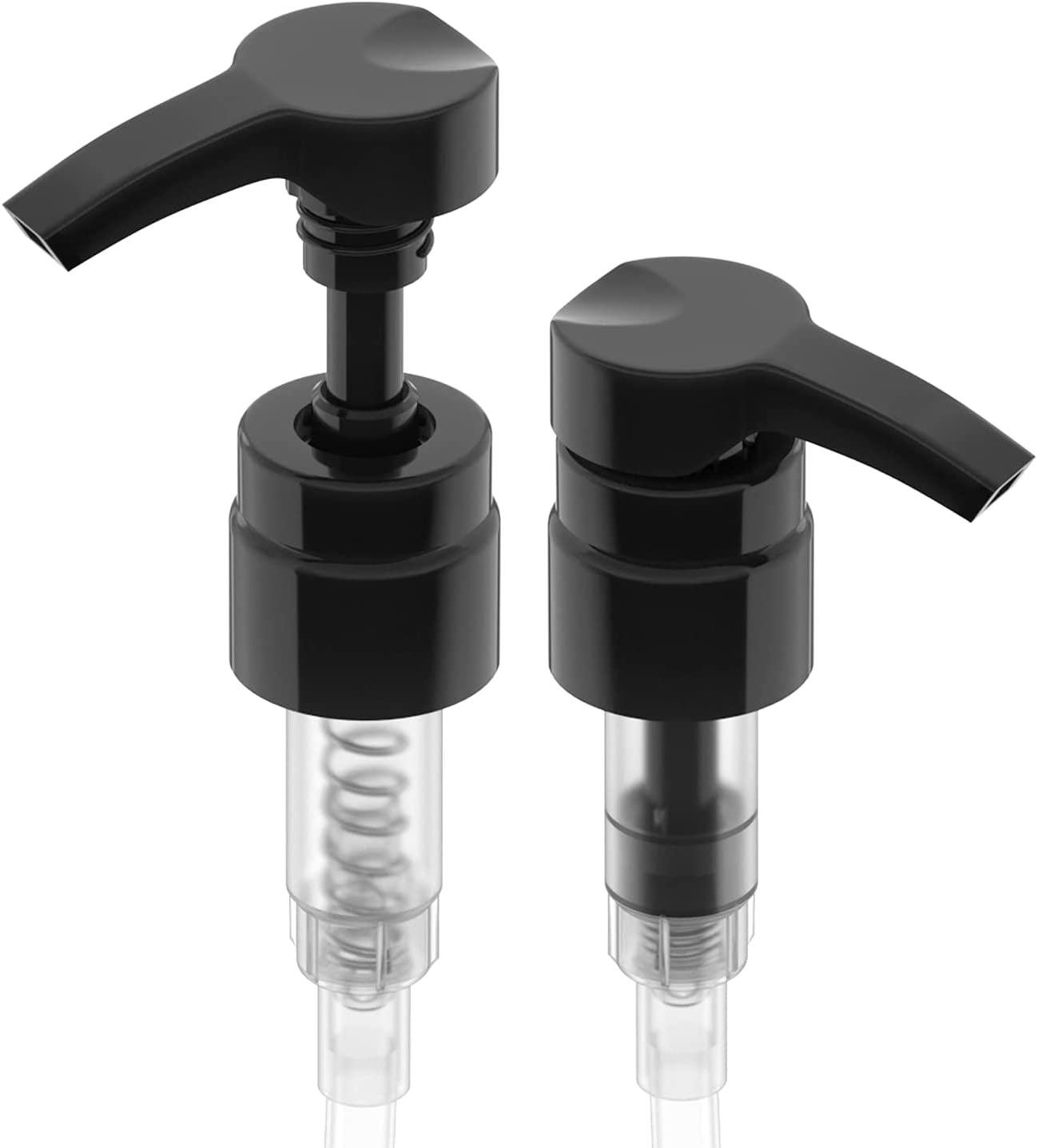 N18S Best Shampoo/Conditioner Dispensing Pump, for 1 Liter (37 oz) Bottle,  Black, 2 Pack 