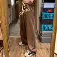 thumbnail image 4 of Pantalones de otoño Hip Hop Y2K para hombre, pantalones de calle con estampado de letras, pantalones de moda holgados de pierna ancha, pantalones de chándal casuales para mujer, 4 of 5