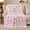 Bows And Ballet, variant on Printed Flannel Throw Blanket with Cheerful Christmas Box Pattern Watercolor Holiday Ornaments Art