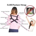 thumbnail image 7 of FOMI Children Posture Corrector Upper Back Support and Shoulder Brace - Kids Posture, Neck, Shoulder Support. STAND, SIT, WALK, LIE STRAIGHT!, 7 of 7