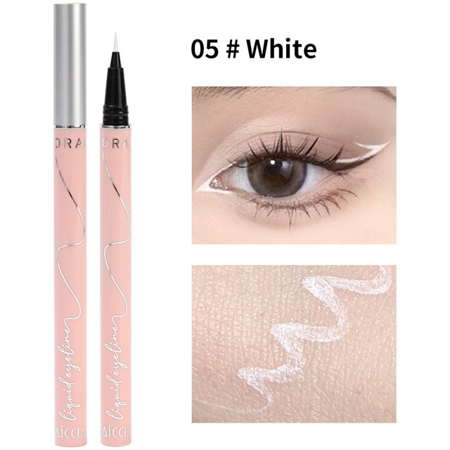 Delineador de ojos líquido ultradelgado, resistente al agua, maquillaje coreano para mujeres, secado rápido, delineador de ojos liso, larga duración, Pluma de pestañas inferiores, cosméticos